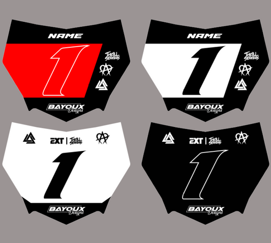 Motocutz Front Number Plate