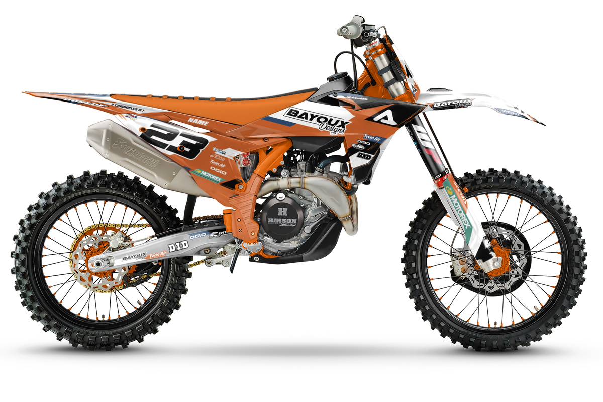 Vector Blue KTM Full Graphics Kit