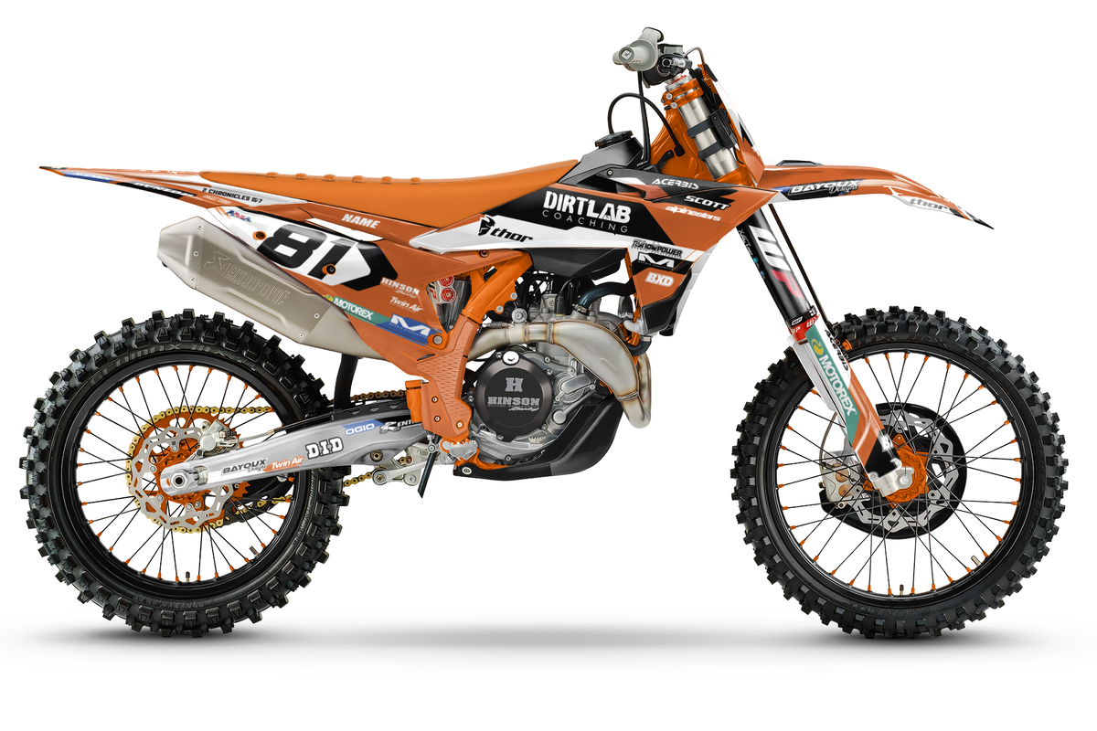 Volt Orange KTM Full Graphics Kit
